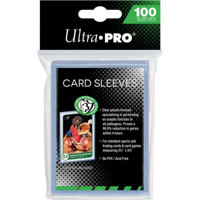 Ultra Pro Sleeves: Antimicrobial - Clear (100 count)