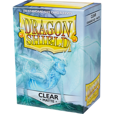 Dragon Shield Sleeves: Matte - Clear (100 count)