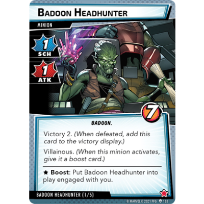 Badoon Headhunter/Galaxy's Most Wanted Campaign Cards ( Challenge/Market )