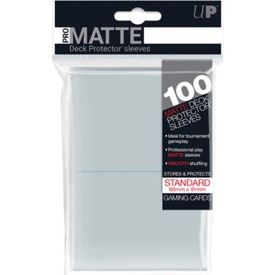 Ultra Pro Sleeves: Pro-Matte Clear (100 count)