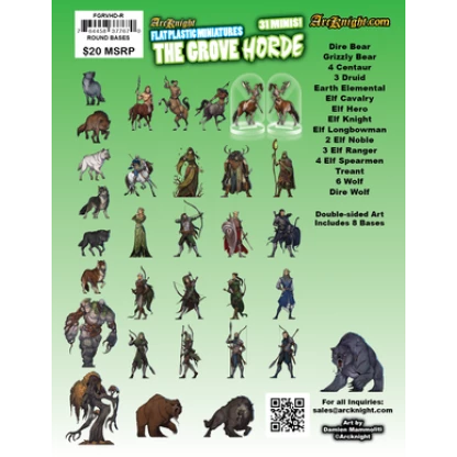 Flat Plastic Minis: Grove Horde - Image 3