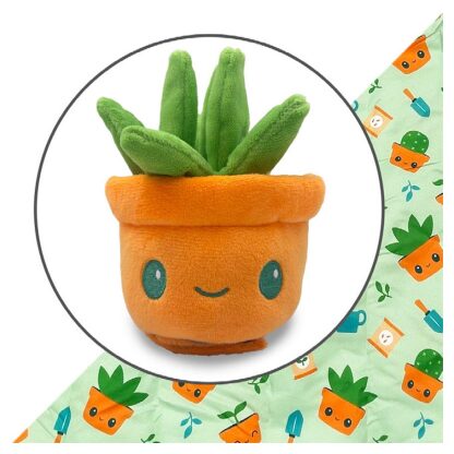 Plushie Tote: Green Succulent/Gardening