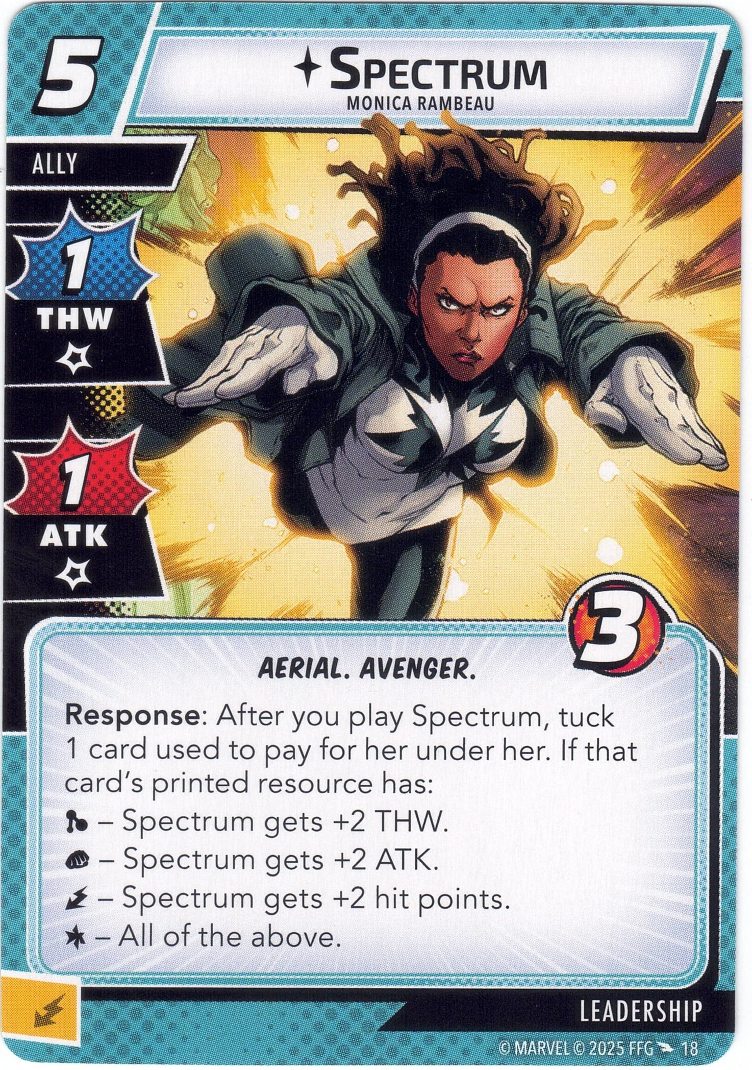 Spectrum Hero Spectrum (Monica Rambeau) - Crazy Jackalope Games