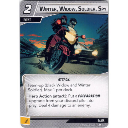 Winter, Widow, Soldier, Spy